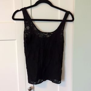 Talulah Black Lace Tank top medium
